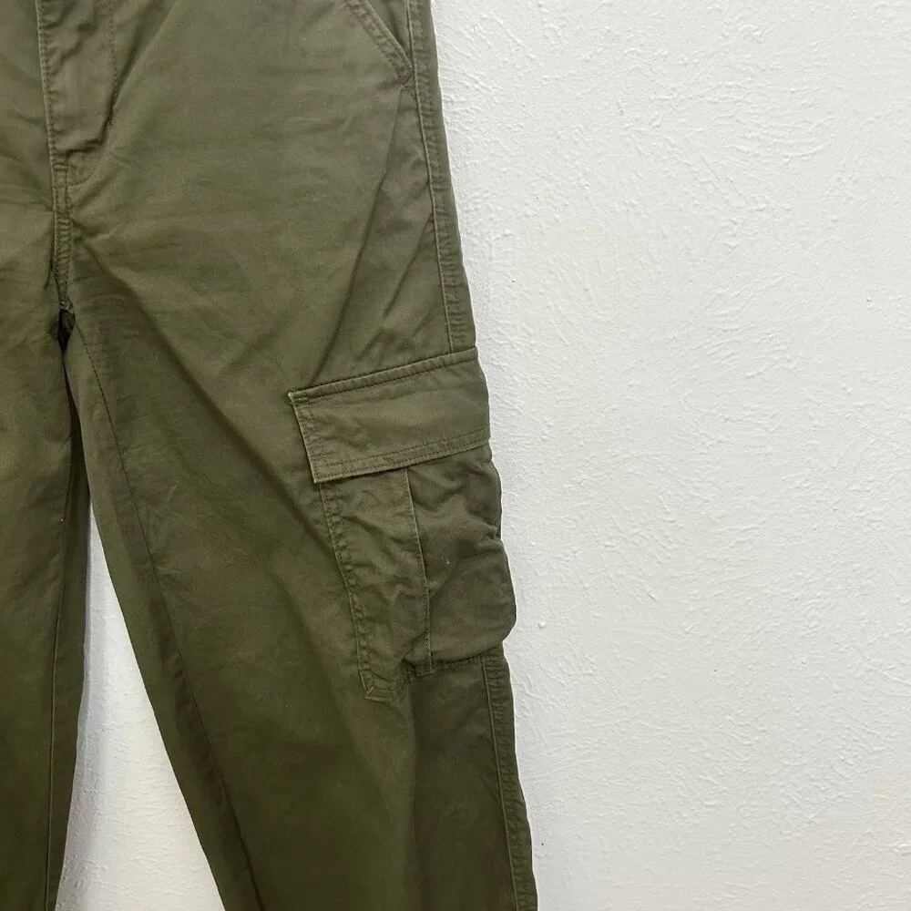 Levis Pants Sz 25 Green '94 Baggy Utility Cargo Drawstring Leg Streetwear Skater - Picture 6 of 14